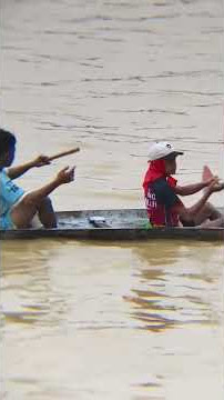 Anak Kuantan, dari kecil mereka sudah ahli mendayung 🇮🇩 #pacujalur #longboat #pacujalurviral