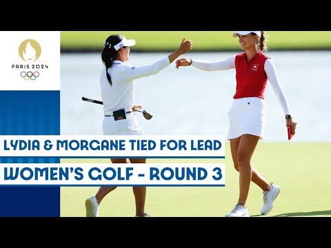 Lydia Ko and Morgane Metraux tied for lead after round 3 of women's golf 🏌️ | Paris 2024 highlights