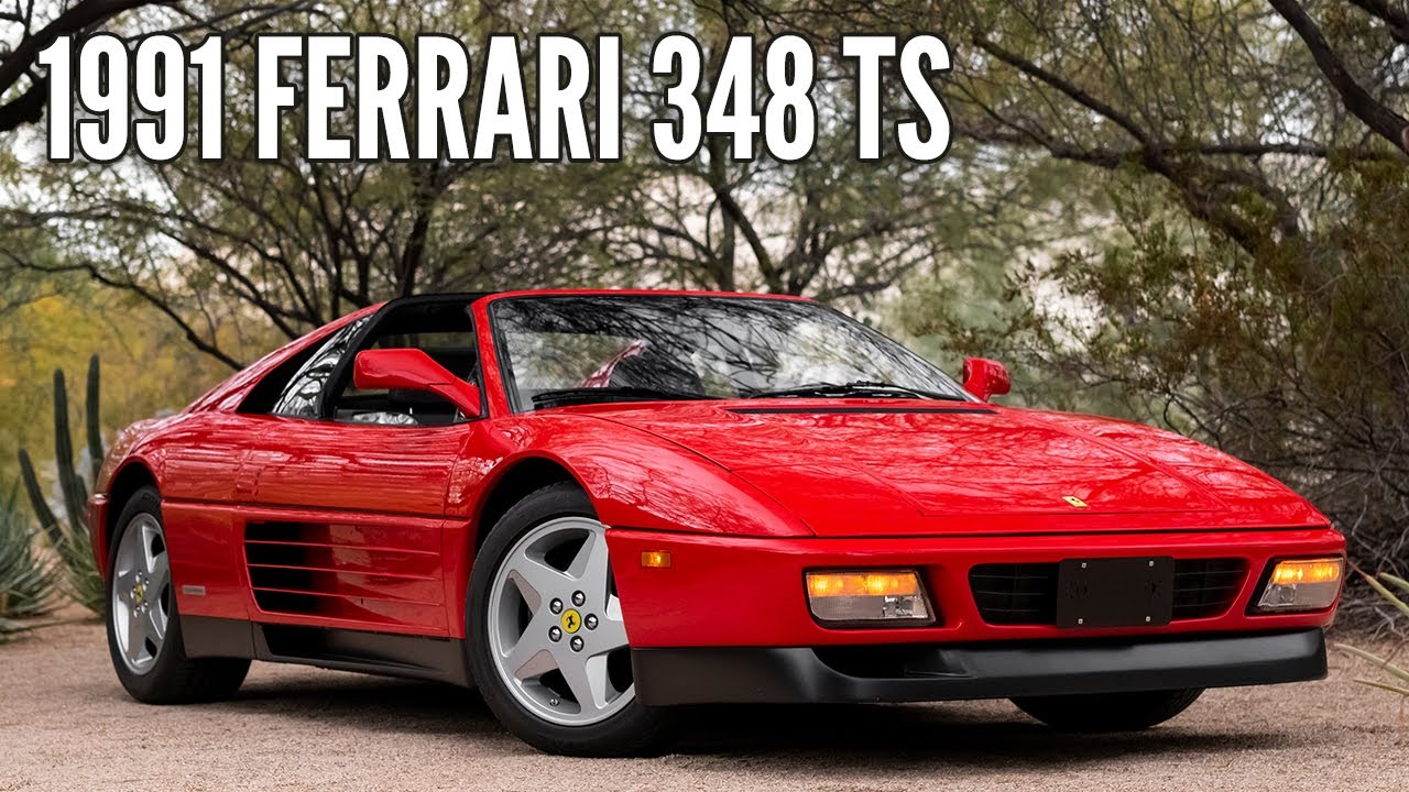 1991 Ferrari 348 TS - Drive and Walk Around - Southwest Vintage ...