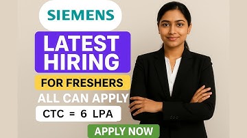 Siemens Finally Hiring 🤯🔥| Developer Role | BE/Btech/BCS/BSC/Any #latest  #hiring #offcampusdrive
