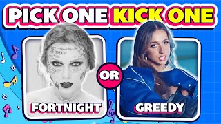 🤷‍♀️Pick One Kick One🎶Taylor Swift vs The Most Famous Songs 2024🎸Music Quiz📝Swiftie Test
