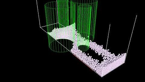 Verlet Physics - CUDA - 8192 bodies ~100 fps (GTX+ 9800)