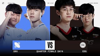 DRX vs. EDG 매치 하이라이트 | Quarter Finals | 10.24 | 2022 월드 챔피언십