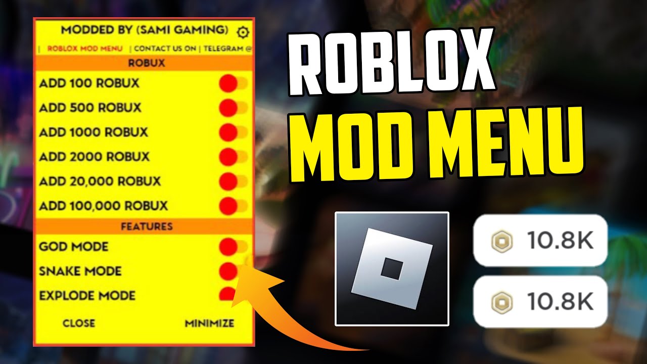 Roblox Mod Menu v2.574, Wallhack , speed With No Lock , unlimited Robux