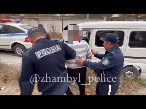 Погоня за пьяным лишенником попала на видео в Жамбылской области