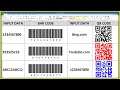 How to create BAR Code | How to create QR Code | BAR Code &amp; QR Code in Excel | BAR Code kaise banaye