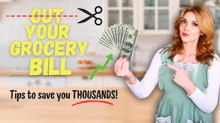How to SAVE MONEY on Groceries in 2024 | SAVE THOUSANDS WITH THESE FRUGAL LIVING TIPS!😳