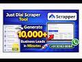 Just Dial Scraper Guide 🚀 Generate 10,000+ Business Leads in Minutes | Free Chrome Extension