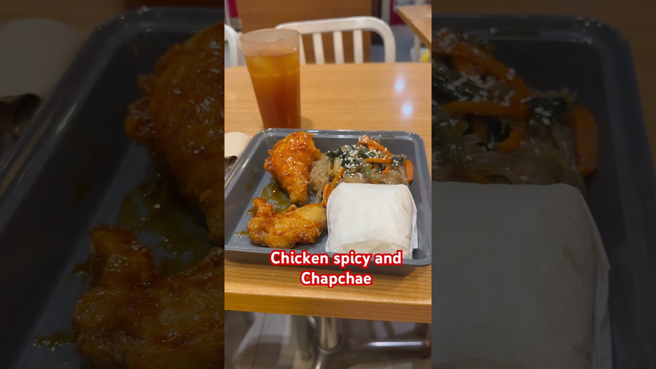 Chicken Spicy and Chapchae 
