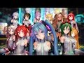 【MMD】 Help Me!! 【11Vocaloids Tda Append】 4K 60fps