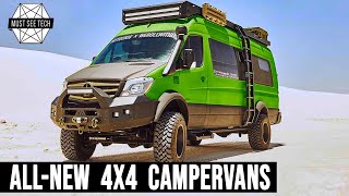 10 Newest 4x4 Adventure Vans with HeavyDuty Equipment for Remote Camping Locations