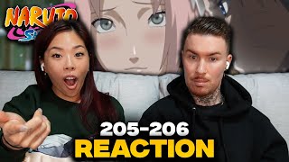 SAKURA & NARUTO?! | Naruto Shippuden Reaction Ep 205-206