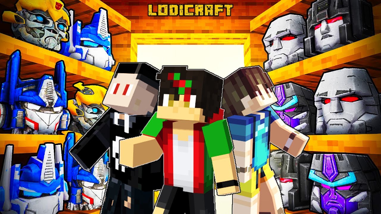I Can be Anyone On Transformer in Minecraft!