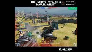 dux Infinity stealth & mauler ability Infinity Stealth Installation Video