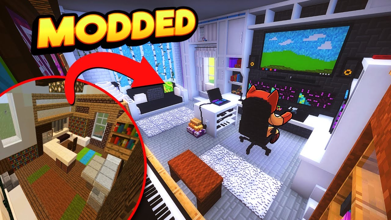 EPic How To Make Gaming Room In Minecraft in Living room