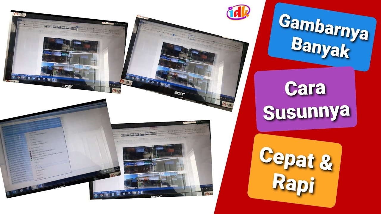 Agar Cepat dan Rapi Menyusun Gambar di Office Word | Gambarnya Banyak ...