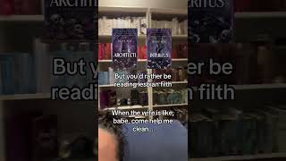 Id rather be reading lesbian filth