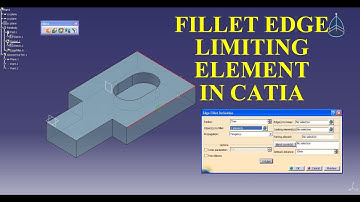 Edge Filllet Limiting Element - Catia Tutorial