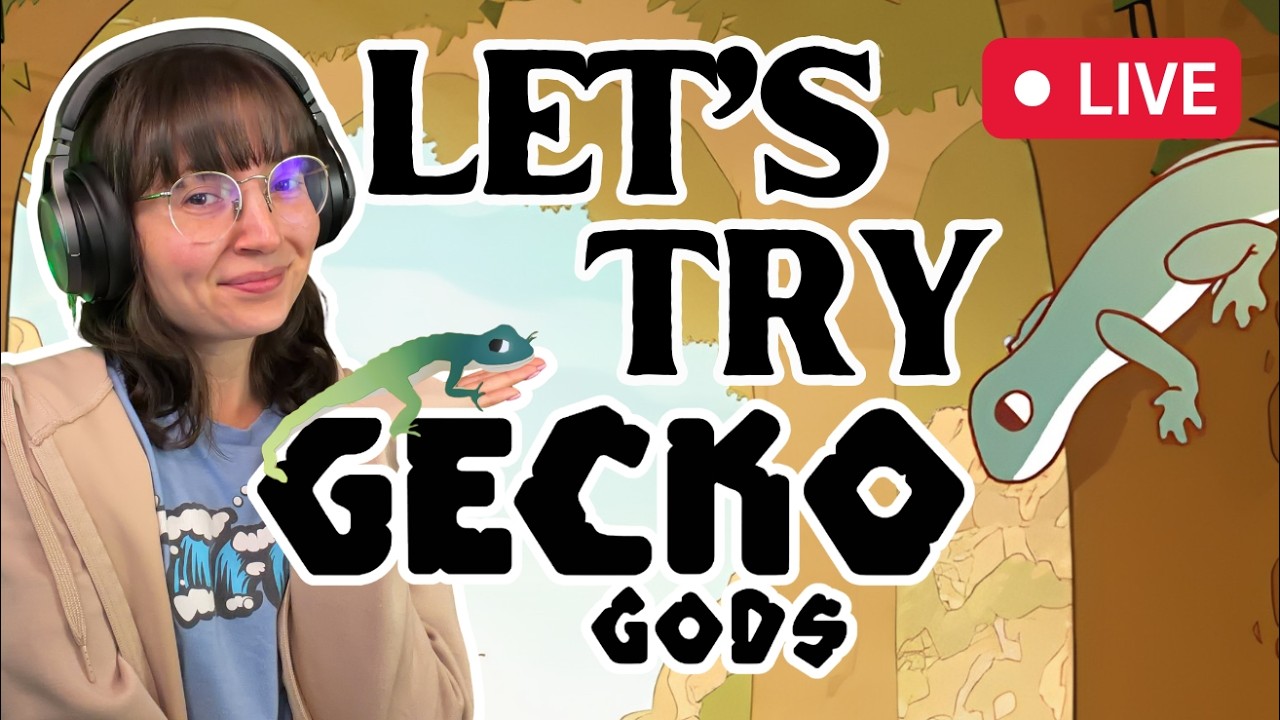 🔴 First Look at Gecko Gods on Steam | Steam Gaming | Cozy Live Stream