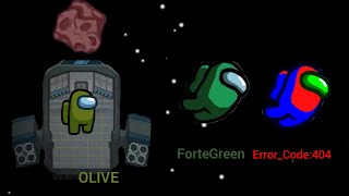 Error_Code:404 and ForteGreen and Olive in Among Us