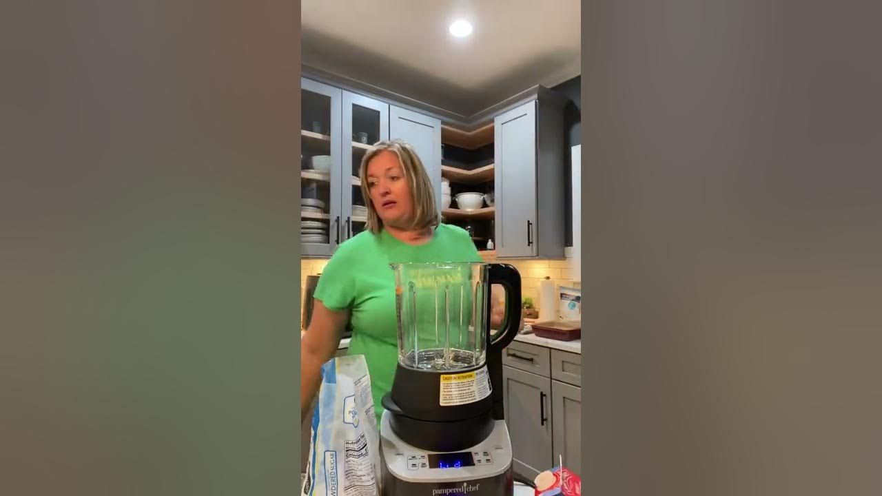 Pampered Chef Cooking Blender Homemade Whipped Cream YouTube