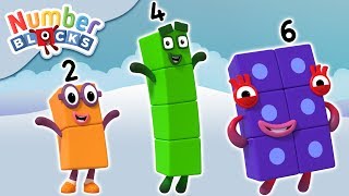 @Numberblocks- Learning Even Numbers | Learn to Count