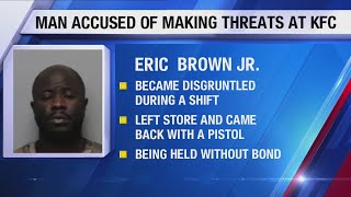 KFC employee charged with threatening coworkers, customers with gun at restaurant