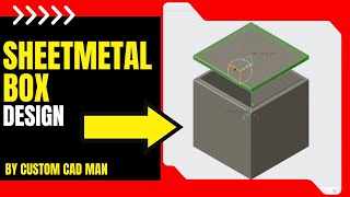 free Creo 11 Sheetmetal Box with Lid & Assembly Tutorial | Creo Parametric free Creo 11 Sheetmetal Box with Lid & Assembly Tutorial | Creo Parametric