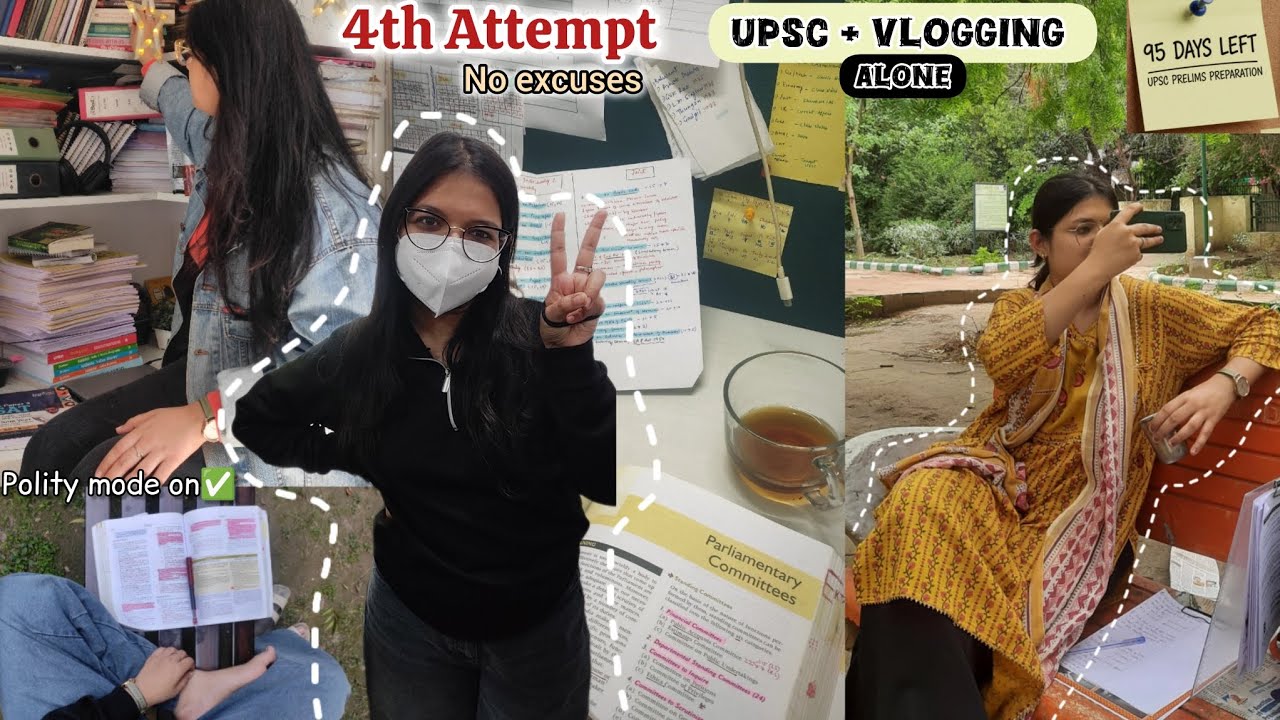 UPSC Prelims Preparation| how I shoot study vlog ? UPSC Aspirant in ...