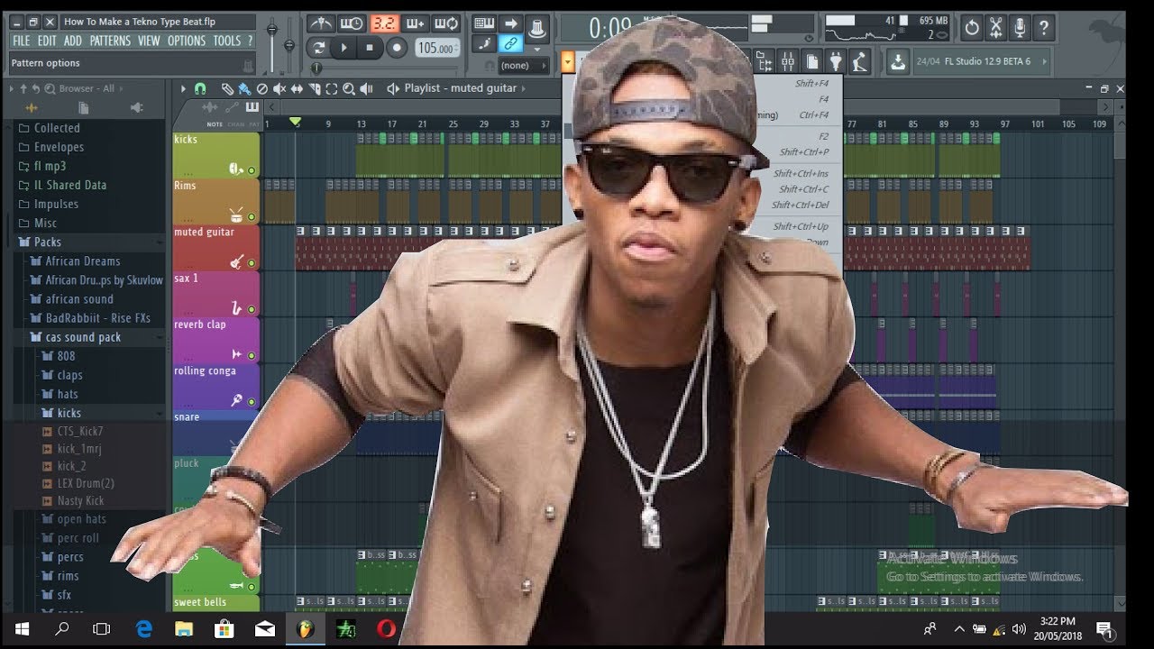 How to make a Tekno type beat - YouTube