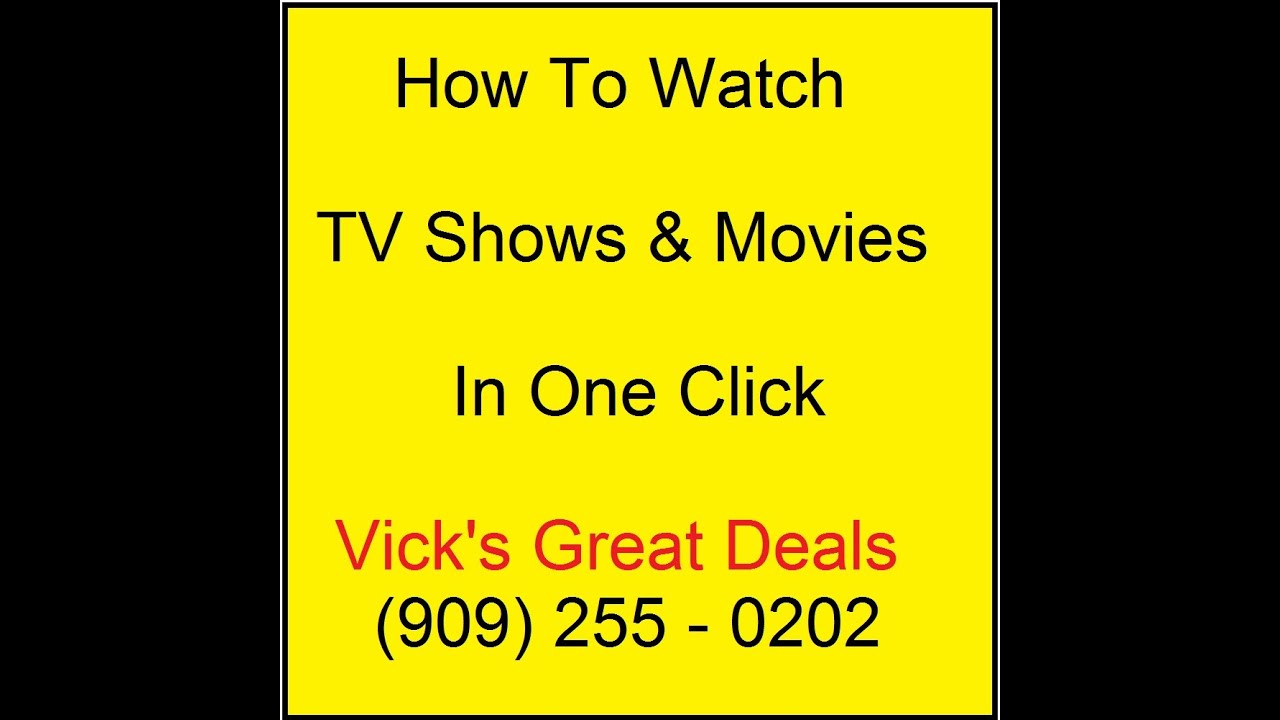 One Click Watch TV Shows & Movies in Exodus