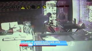 Balanço Geral - Ladrão Furta Café, Leite E Refrigerante