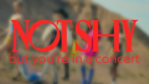 ITZY - Not Shy, but you