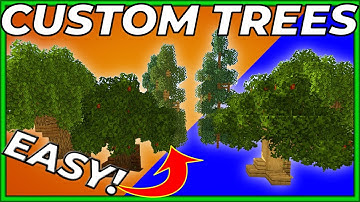 How to Make Minecraft Custom Trees (Anyone Can Do It!) 2020