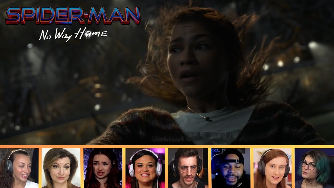 Reactors Reacting to the AMAZING SPIDERMAN SAVING MJ | Spider-Man: No Way Home (2021)