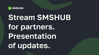 Telegram livestream for SMSHub partners. Presentation of P2P orders +giveaway