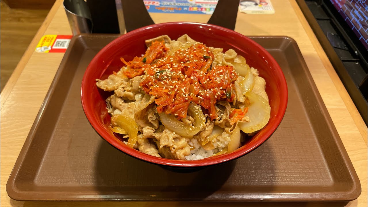 すき家で「メガ盛り豚丼」を注文してみた（進撃のグルメ