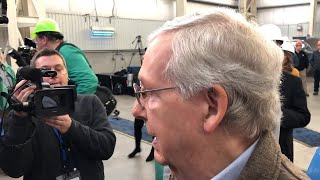 Mitch McConnell on KY general election results: “I’m sorry Matt (Bevin) came up short.”