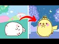 Molang becomes ELECTRO MOLANG ⚡ | Funny Compilation For Kids