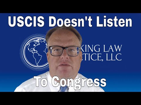 USCIS Doesn’t Listen to Congress