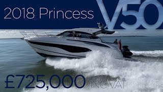 2018 Princess Yacht V50 'Supine' (For Sale in UK)