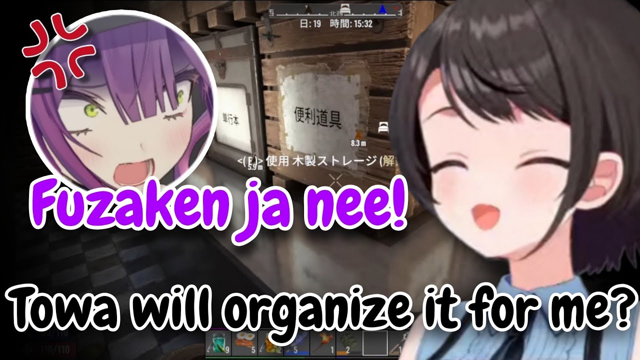 Towa when she's surrounded by members who can’t keep things organized! [Holo7DTD]