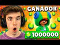 JUEGO con UN GANADOR de LAS 1.000.000 GEMAS GRATIS Y LAS GASTA en BRAWL STARS