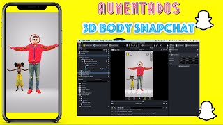 Tutorial Snapchat 3d body, Body tracking. Rastreo de cuerpo con mixamo