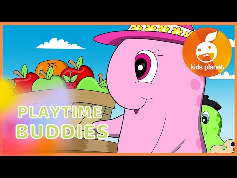 PLAYTIME BUDDIES | Educational cartoons for children | Funny cartoons | fruits & vegetables for kids