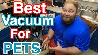 BEST VACUUM FOR PET HAIR - Bissell Cleanview Rewind Pet Bagless Vacuum