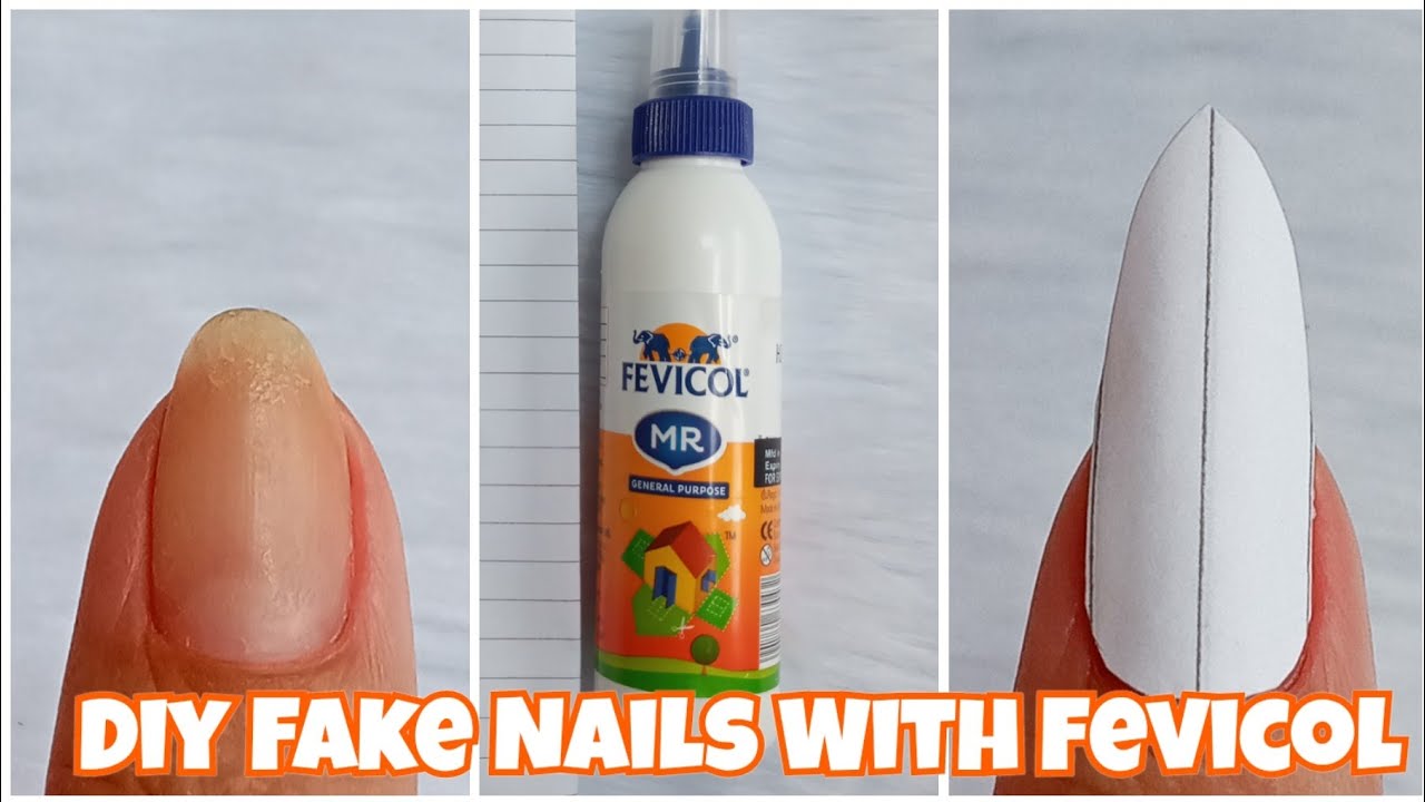 how to make nail glue at home without glue