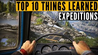 10 things LEARNED from playing Expeditions: A MudRunner Game