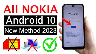 All Nokia ANDROID 10 FRP Unlock 2023 (without pc) | 100% Working