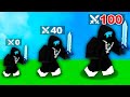 Bedwars but EVERY KILL makes me Grow TALLER.. (Roblox Bedwars)
